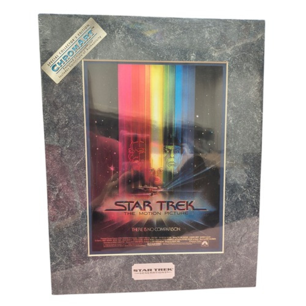 1994 Chromart Star Trek The Motion Picture Movie Poster Chromium Print